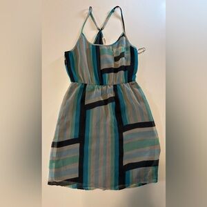 Roxy Woman’s Sleeveless Dress. Blue/Green Woman’s Size 2